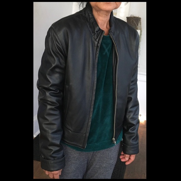 Ambition New York moto leather jacket. Zip closure - Picture 10 of 16